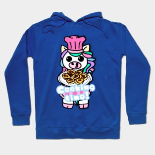 Unicorn with phrase - cooking time! Hoodie